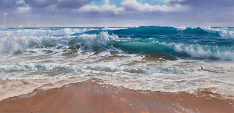 Andrew Tischler's "Southern Shore" oil painting product