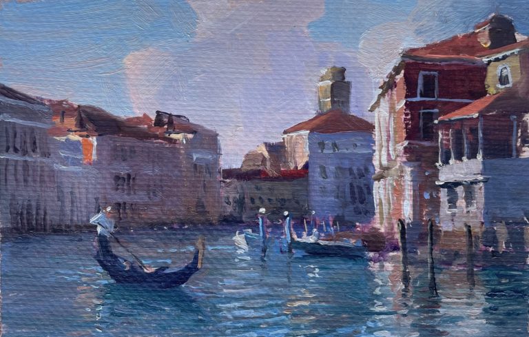 Andrew Tischler's Gondola on the Grand Canal oil painting product