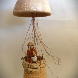 Carol Clitheroe's "Drifting" Handmade Clay Sculpture artwork for sale