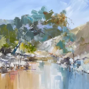 Craig Penny's "Creek, Flinders Ranges" Acrylic Painting