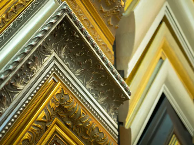 Golden art frames