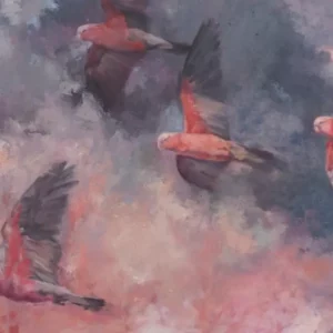 Jane Smeets' "Forces of Flight" Oil artwork for sale