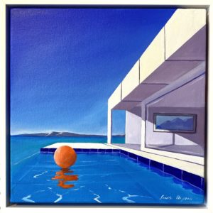 Janette Drysdale's "Pool Perspective 2" oil painting product