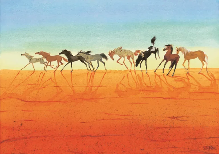 Judy Prosser's "Brumby Mob" Print artwork for sale