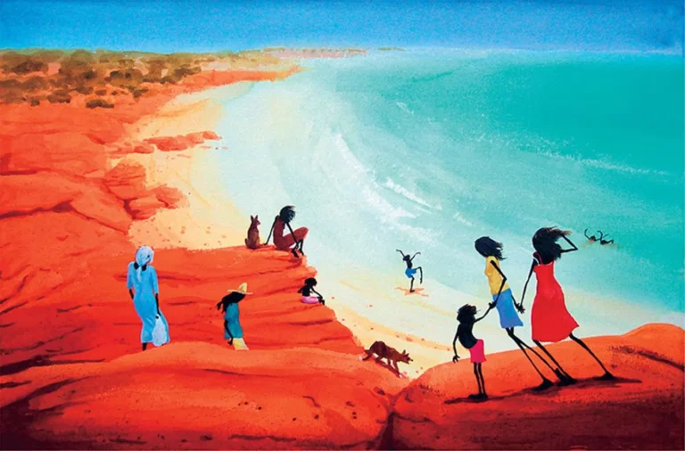 Judy Prosser's "The Beach" Print artwork for sale