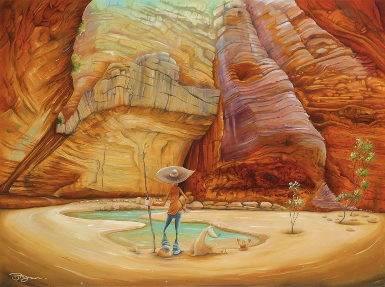 Peter Ryan's "Crab in Catherdral Gorge" Limited Edition Print