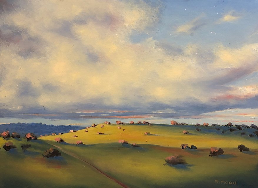 Shane Moad's Winter Light Berverley oil painting