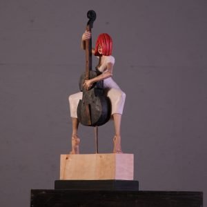 Stefan Neidhardt's Black Cello original sculpture product