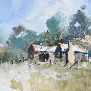 Craig Penny's "Farmhouse" Acrylic Painting