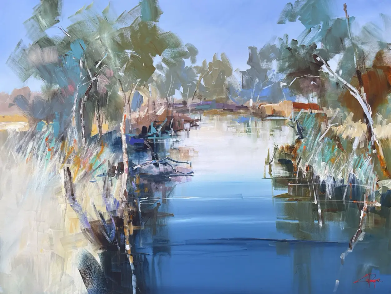 Craig Penny's "Yea Creek" Acrylic Painting