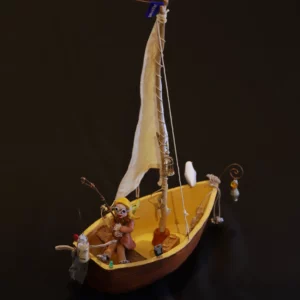 Carol clitheroe's "Onwards" Clay sculpture artwork for sale